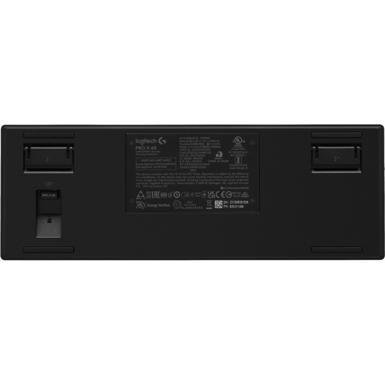 خرید کیبورد Logitech G Pro X 60 LIGHTSPEED - بی‌سیم - سوییچ اپتیکال بساوایی - سیاه